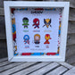 Personalised Character Frame | Personalised marvel FunkoPop Inspired Frame | Birthday Dad Son Daughter Friend Teacher Mum Gifts