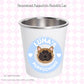Personalised Puppuchino | Reusable Pup Cup | Custom Puppuccino Cup Dog |  Custom Dog Gift | Dog Birthday Gift | Puppy Christmas Gift
