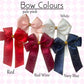 Personalised Hair Bow | Childrens Christmas Bow Hair Clip | Hair Accessories | Personalised Ribbon | Cute gift for Children