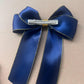 Personalised Hair Bow | Childrens Christmas Bow Hair Clip | Hair Accessories | Personalised Ribbon | Cute gift for Children