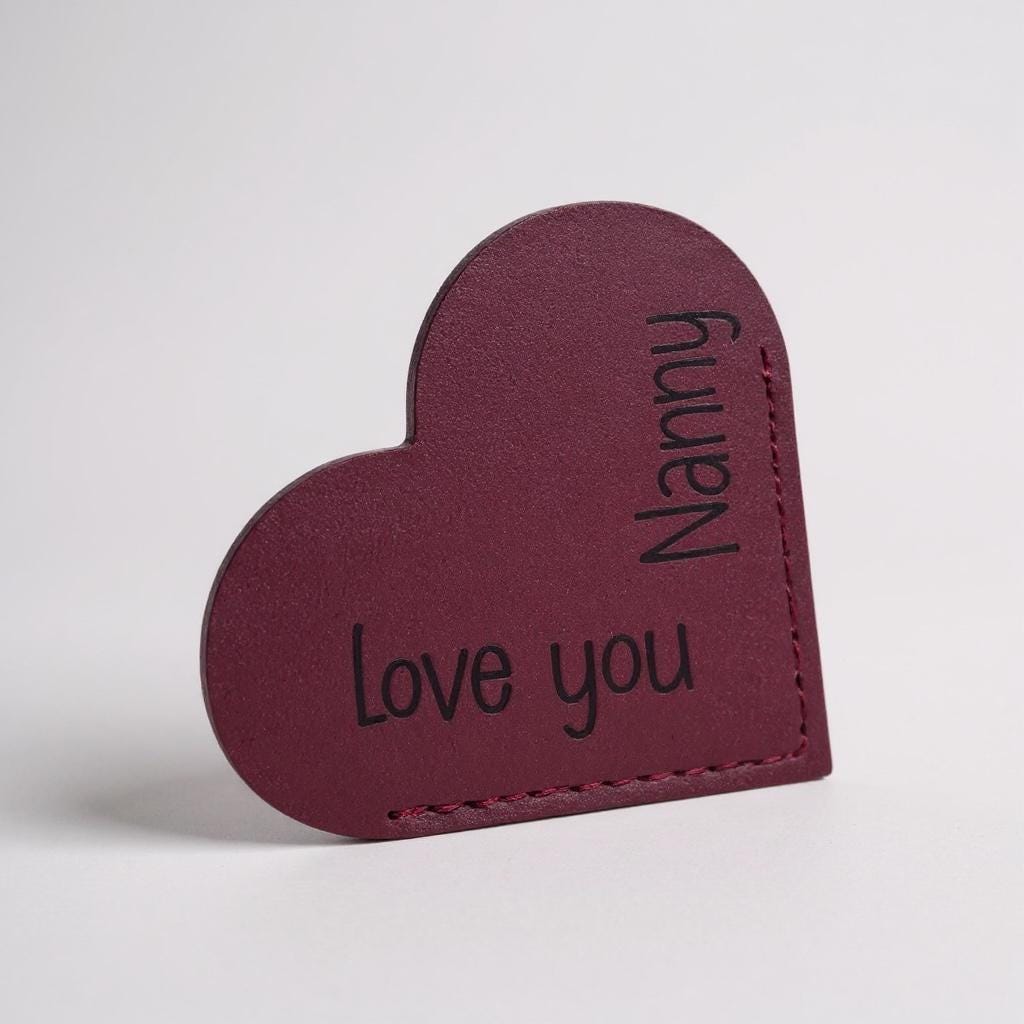 personalised engraved bookmark hearts | Heart book coners | save your page markers