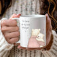 Personalised Bear Hug Mug | Custom Text Gift For Grandparents