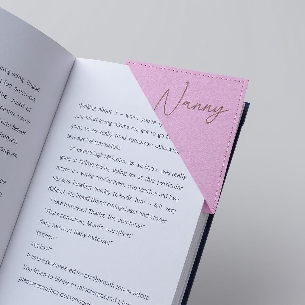 personalised engraved bookmark | book coners | save your page markers