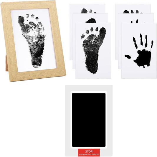 Inkless Baby Hand & Foot Print Pad | Clean Touch Print Kit | Newborn Keepsake Print Kit | Pet Paw Print Kit | No Mess Ink Pad