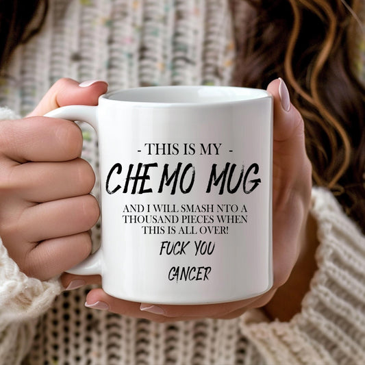 Chemo Mug | Cancer Survivor Gift, Warrior Coffee Cup | Motivational meaning