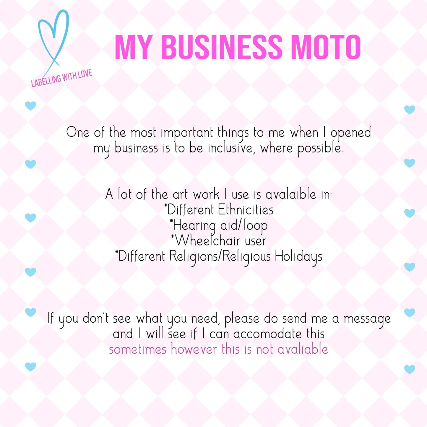 Personalised Sentiment Card, Thinking of You, Inspirational Message