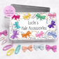 Personalised Hair Accessory Storage Tin | Keepsake Box