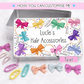 Personalised Hair Accessory Storage Tin | Keepsake Box