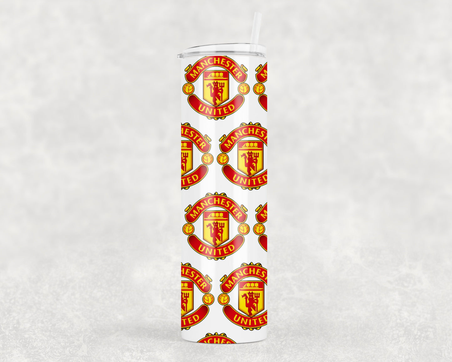 Football Team 20oz Stainless Steel tumbler with lid and straw