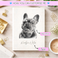 Personalised Pet Photo Notebook A6 | Custom Dog Photo Notebook | Linen Notebook with Pet Picture | Custom Pet Lover Gift | Notes Journal