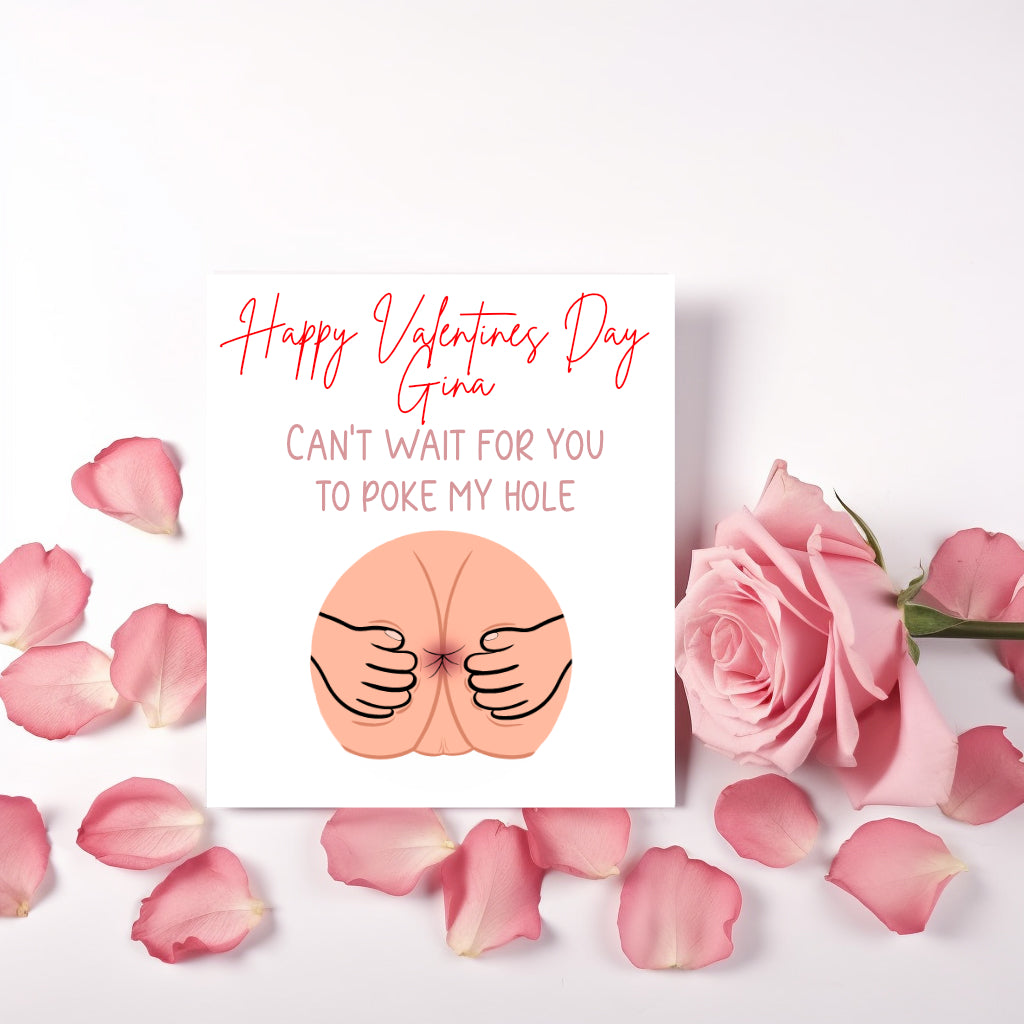 Rude Greeting card