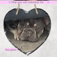 Personalised Heart Slate Sign | Custom Photo Hanging Slate Heart| Pet Memorial Gift | Dog Cat Photo Gift | Home Decor | Unique Keepsake Gift