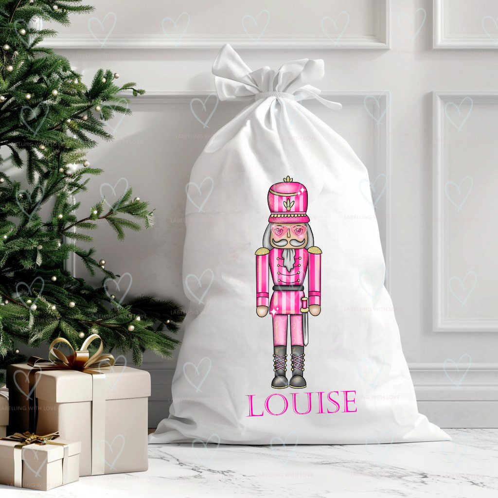 PERSONALISED NUTCRACKER CHRISTMAS SACK
